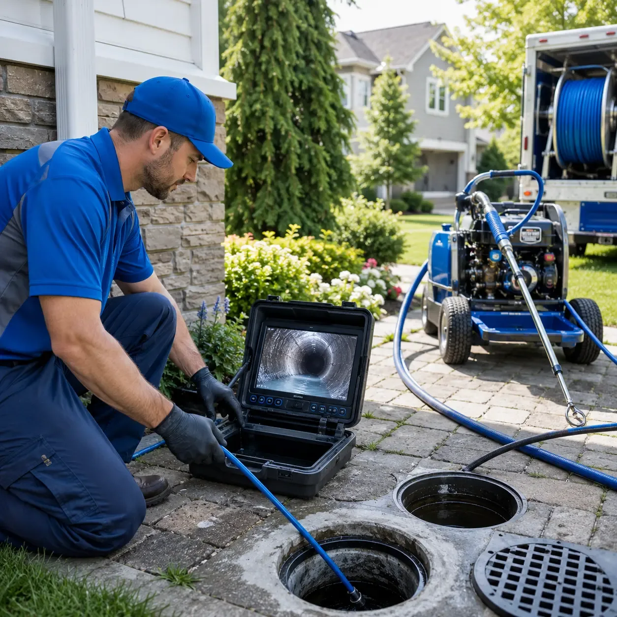 Outdoor drain cleaning professionals serving Oxford, MA